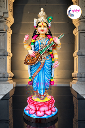 SNKD-Standing Lotus Saraswathy-32 Inches USA & CANADA