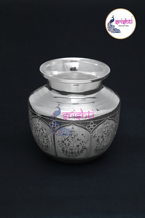 SSSD-Pure Silver Ashatalakshmi Kalash-154 Grams USA & CANADA