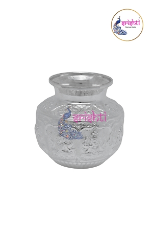 SSSD-Pure Silver Ashatalakshmi Kalash-190 Grams USA & CANADA