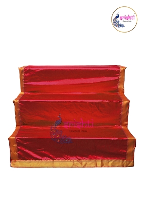 SHKA-Golu Stand Cover-Red Color-3 Step USA & CANADA