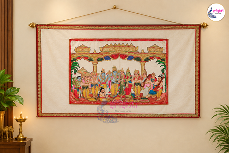 SIWP-Addutera/Antarpat-Pattern for Wedding-25-72 X 40 Inches USA & CANADA