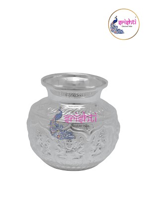 SSSD-Pure Silver Ashatalakshmi Kalash-162 Grams (SPSA2988) 
