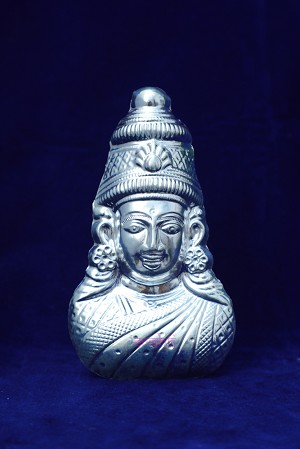 SSSD-Pure Silver Goddess Face-34 Gms (SPSA0359) 