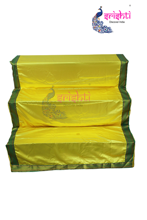 SHKA-Golu Stand Cover-Yellow Color-3 Step (SKHA0013) 