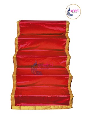 SHKA-Golu Stand Cover-Red Color-5 Step (SKHA0027) 